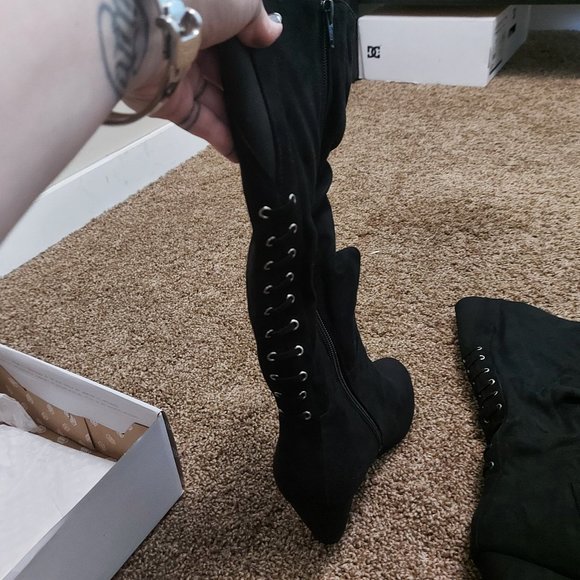 Call it Spring Jerlasien Calf Wedge Boots - Picture 3 of 5